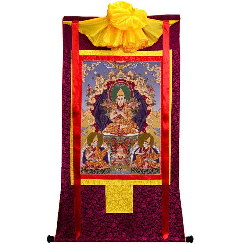 Je Tsongkhapa Image - Tibetan thangka painting, view 10