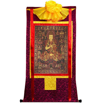 Je Tsongkhapa Image - Tibetan thangka painting, view 10