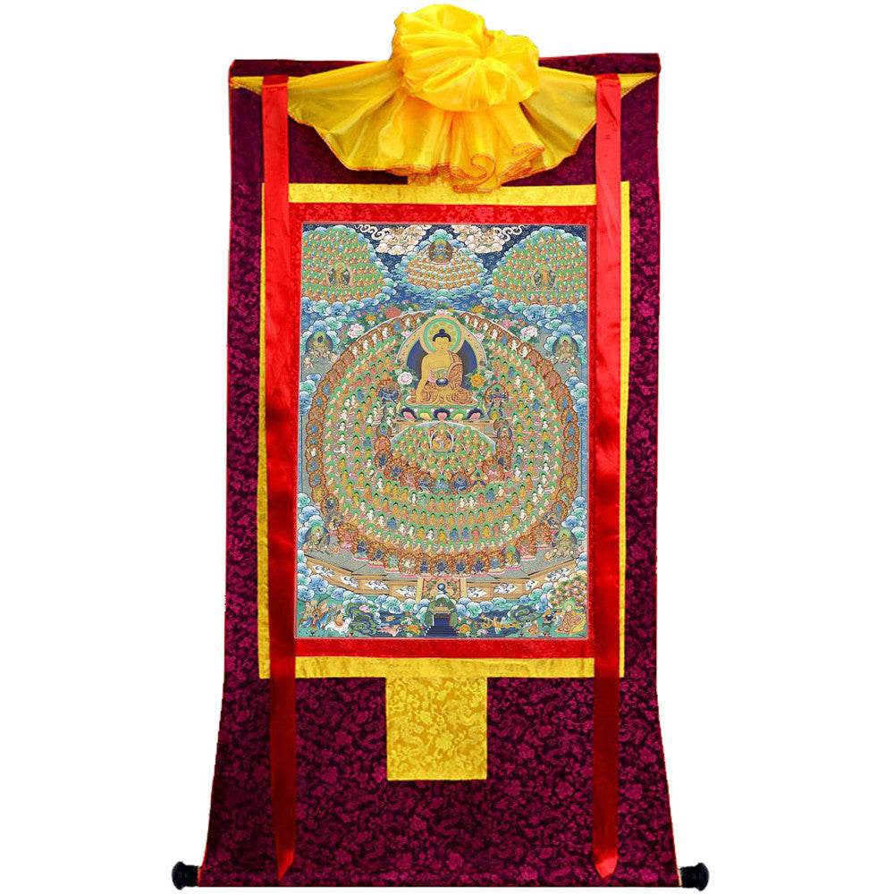 Shakyamuni Image - Tibetan thangka painting, view 10