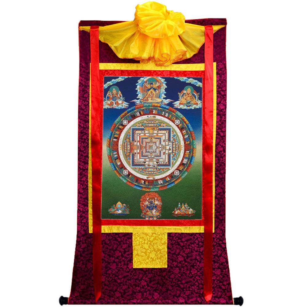 Kalacakravajra Mandala Image - Tibetan thangka painting, view 10