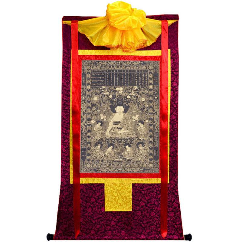 sikhina Buddha Image - Tibetan thangka painting, view 10