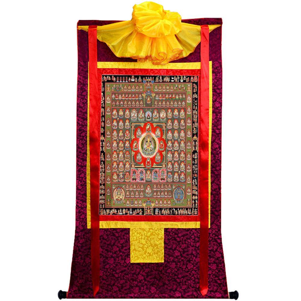 Garbha-dhatu-mandala Image - Tibetan thangka painting, view 10