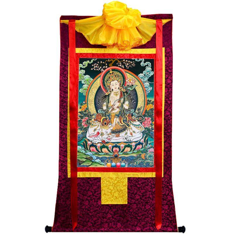 Samantabhadra Thangka - Tibetan thangka painting, view 5