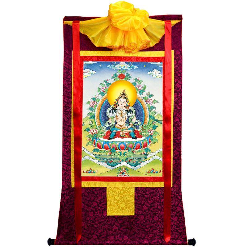 Vajrasattva - Tibetan thangka painting, view 20