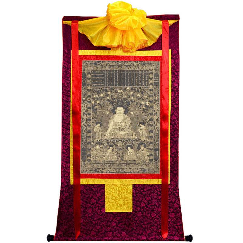 Kassapa Buddha Image - Tibetan thangka painting, view 10