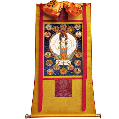 1000 Arms Avalokiteshvara Image - Tibetan thangka painting, view 11