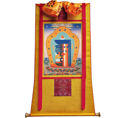 Kalacharka - Wheel of Time Image - Tibetan thangka painting, view 11