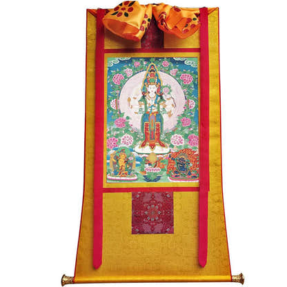 1000 Arms Avalokiteshvara Image - Tibetan thangka painting, view 11