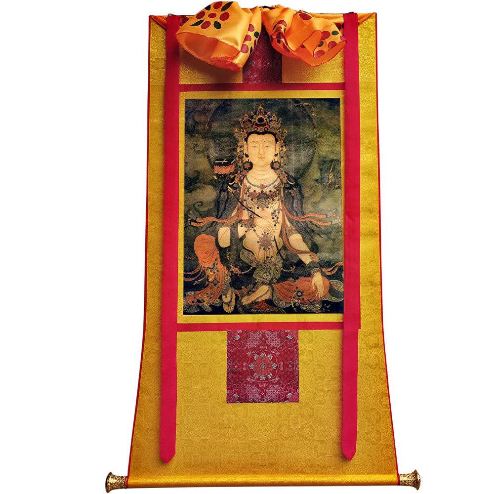 Samantabhadra - 17th Century - Tibetan thangka painting, view 6