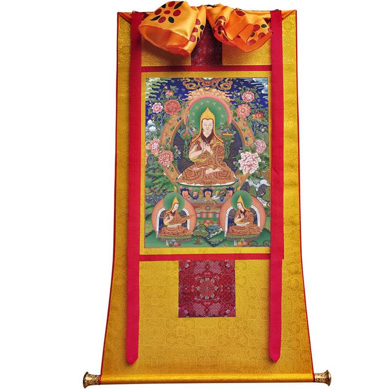 Je Tsongkhapa Image - Tibetan thangka painting, view 11