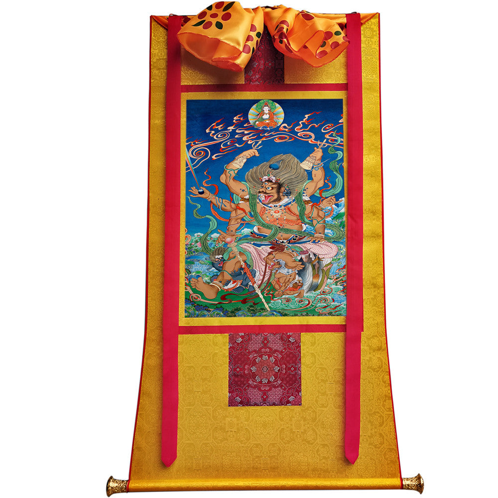 2778-唐卡-HBMT-083玛哈嘎拉-大黑天-240dpi Gandhanra-ART