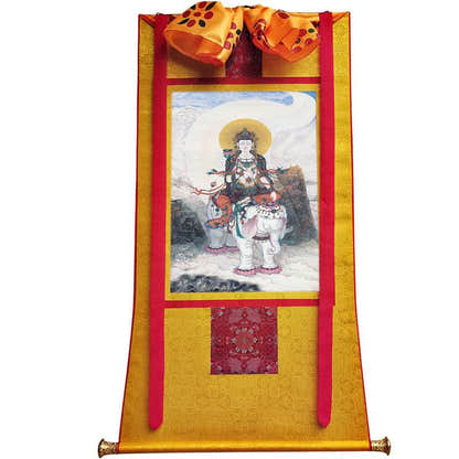 Samantabhadra Image - Tibetan thangka painting, view 11