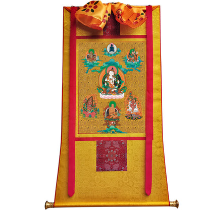 Gandhanra Handmade Thangka - Vajrasattva - from Kathok Monastery