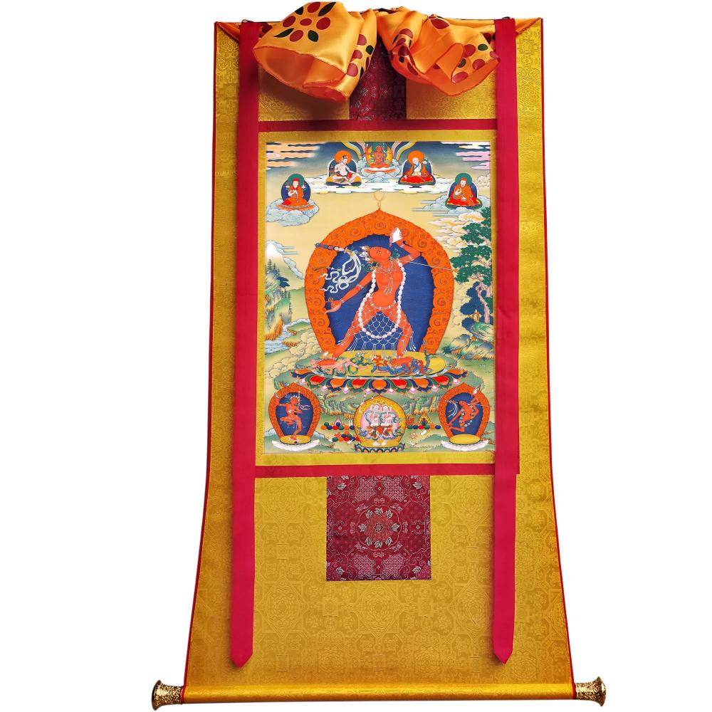 Vajrayogini/Narodakini/Dorje Naljorma/ Thangka - Tibetan thangka painting, view 6