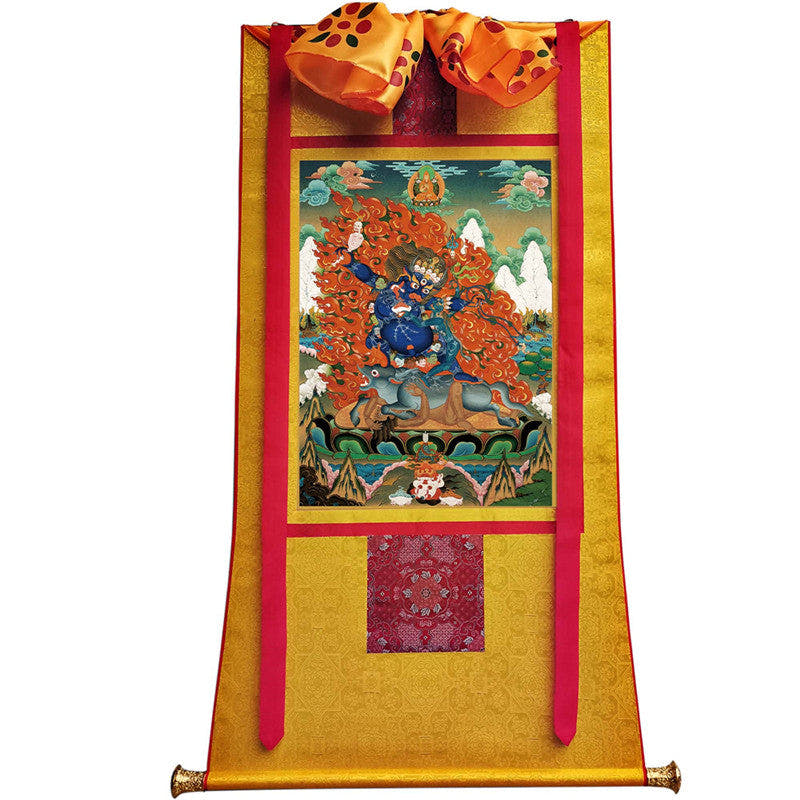 Yamantaka \ Vajrabhairava Image - Tibetan thangka painting, view 11