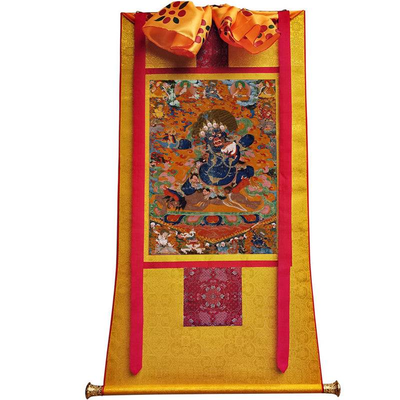 Mahakala Image - Tibetan thangka painting, view 11