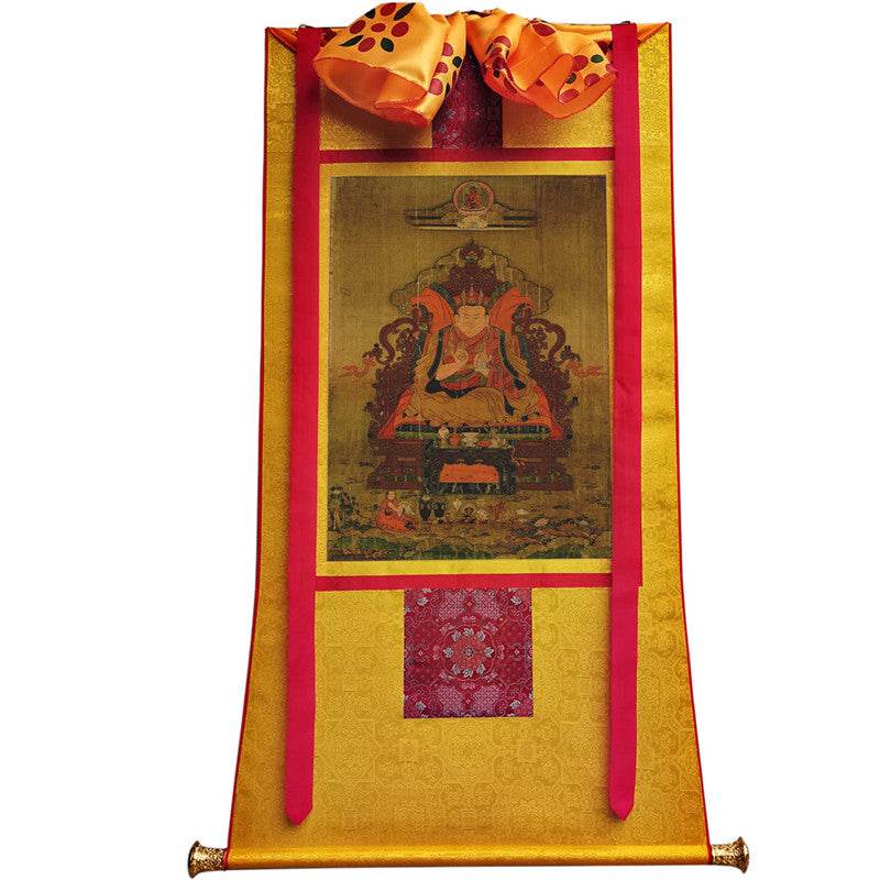 Tenth Shamarpa,Mipam Chodrup Gyatso Image - Tibetan thangka painting, view 11