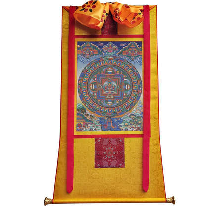 Shakyamuni Mandala Thangka - Tibetan thangka painting, view 6