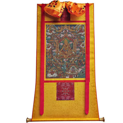 Je Tsongkhapa Image - Tibetan thangka painting, view 11