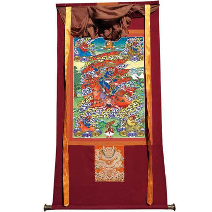 Palden Lhamo / Magzor Gyalmo / Shri Devi - Tibetan thangka painting, view 22