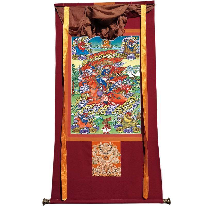 Palden Lhamo / Magzor Gyalmo / Shri Devi - Tibetan thangka painting, view 22