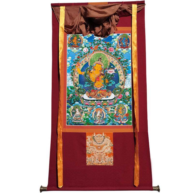 Manjushri - Tibetan thangka painting, view 7