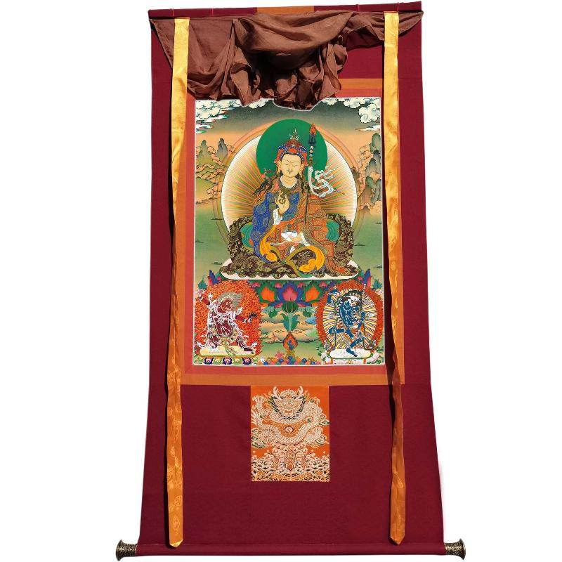 Padmasambhava - Guru Rinpoche - Tibetan thangka painting, view 7