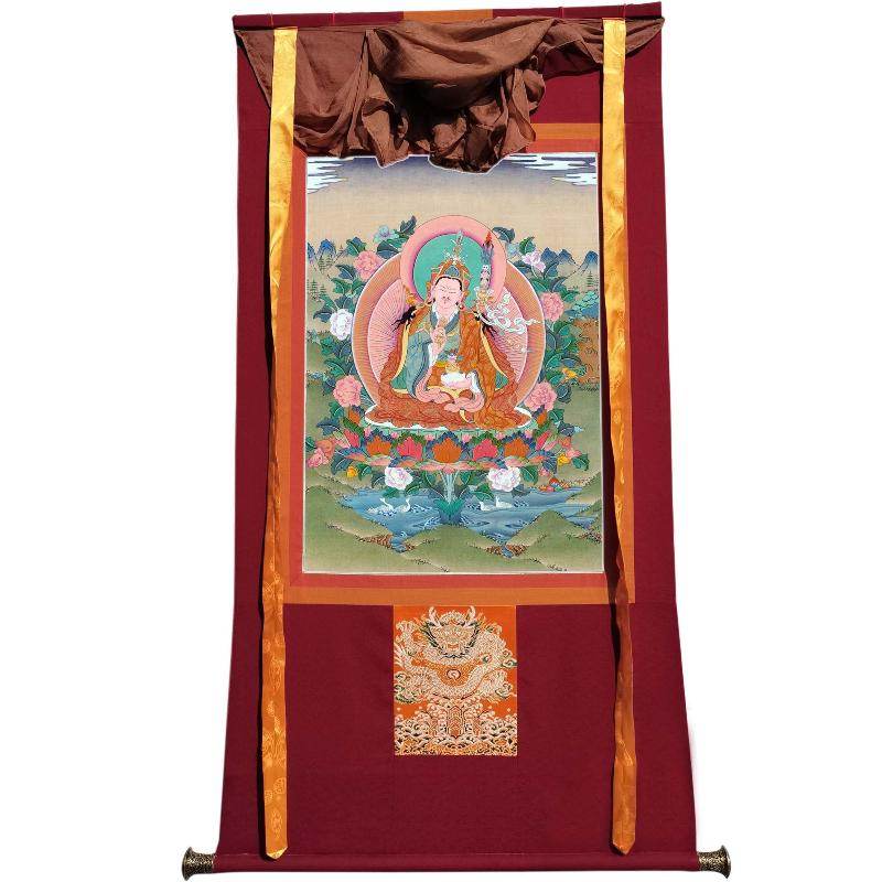 Padmasambhava - Guru Rinpoche - Tibetan thangka painting, view 7
