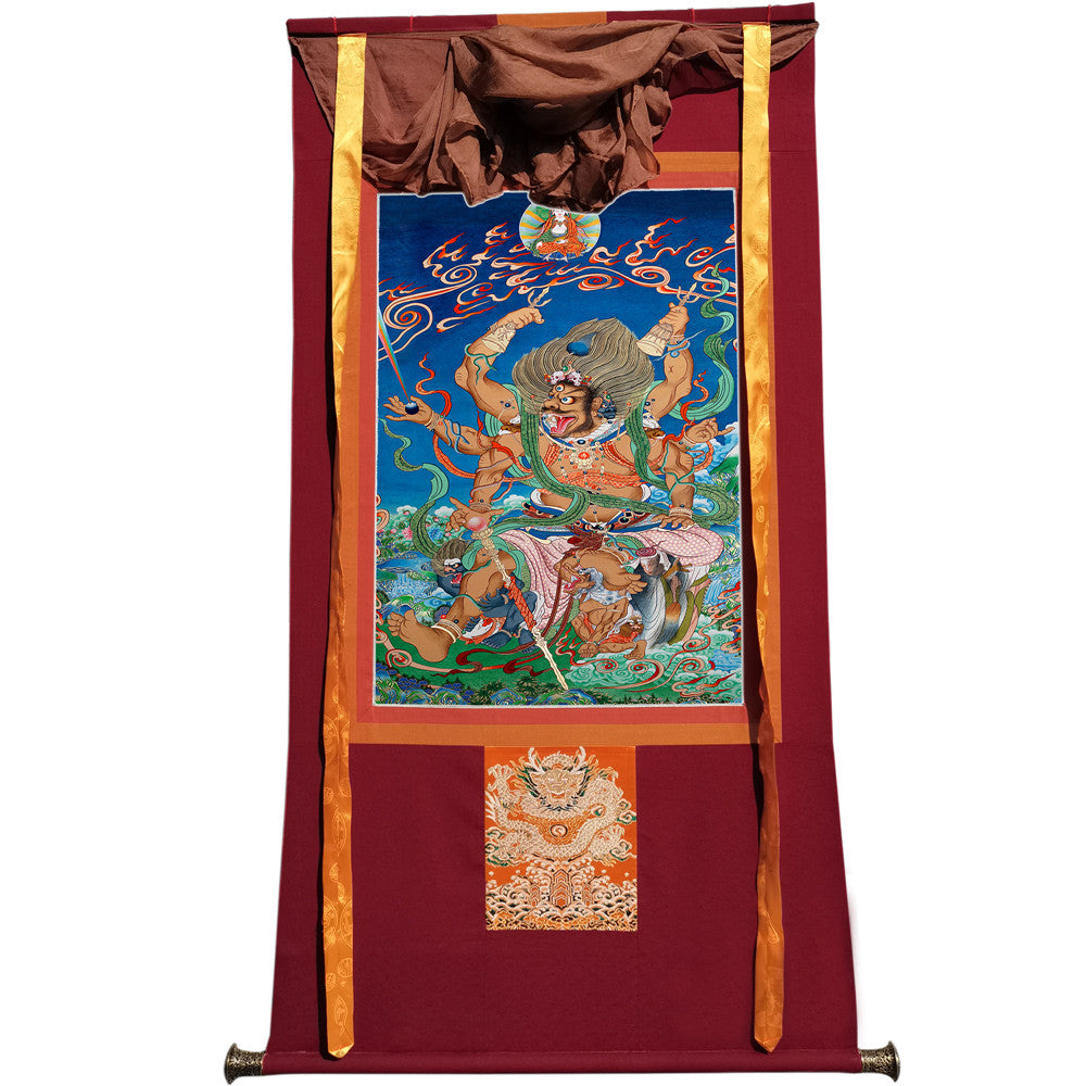 2778-唐卡-HBMT-083玛哈嘎拉-大黑天-240dpi Gandhanra-ART