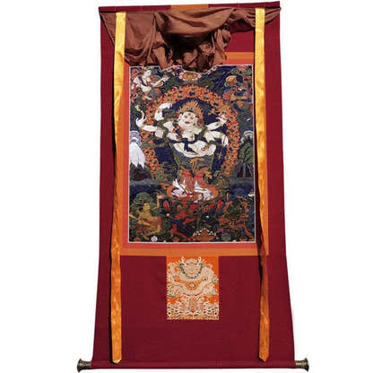 Mahakala Image - Tibetan thangka painting, view 12