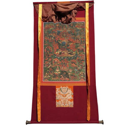 Legden Mahakala Image - Tibetan thangka painting, view 12