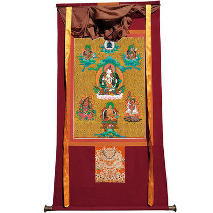 Gandhanra Handmade Thangka - Vajrasattva - from Kathok Monastery