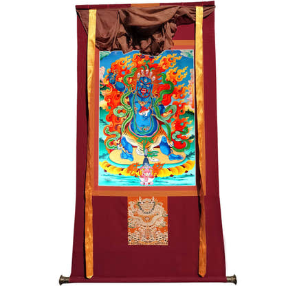 2779-唐卡-HBMT-084玛哈嘎拉-二臂-300dpi - Tibetan thangka painting, view 7