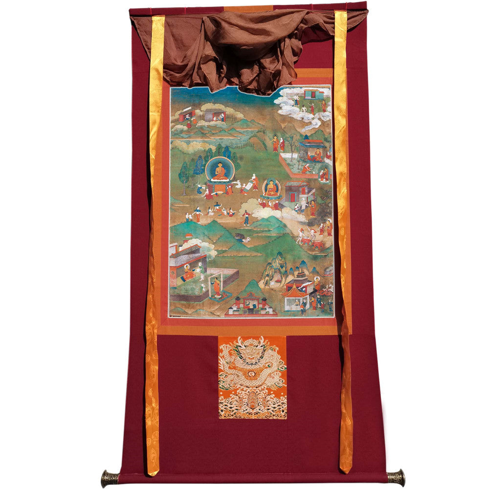 Biography of Shakyamuni Thangka