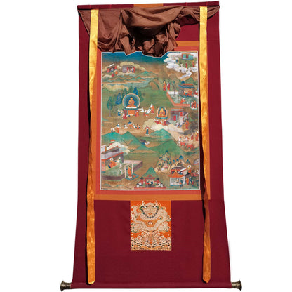 Biography of Shakyamuni Thangka