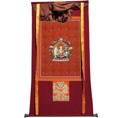 White Tara - Tibetan thangka painting, view 7