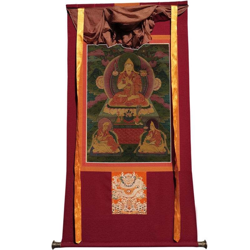 Je Tsongkhapa Image - Tibetan thangka painting, view 12