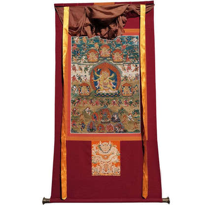 Vajrakilaya Image - Tibetan thangka painting, view 12
