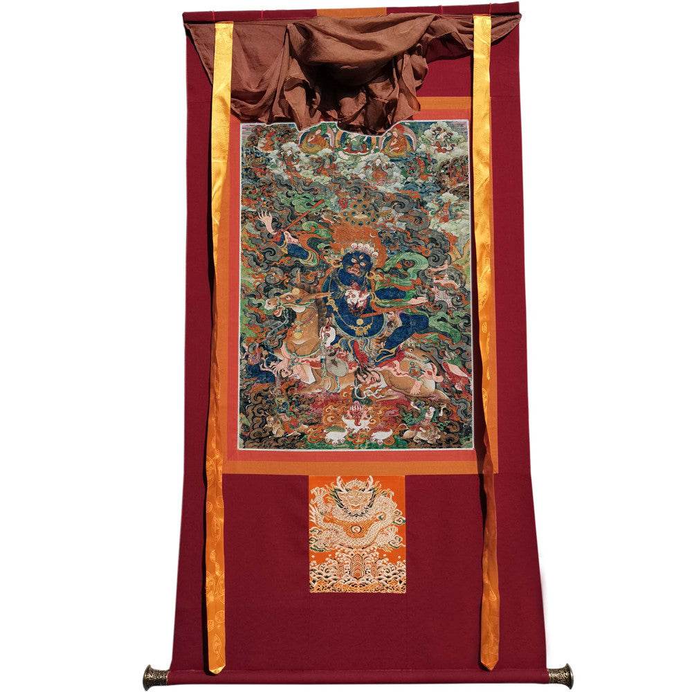 Palden Lhamo / Magzor Gyalmo - 18th Century - Tibetan thangka painting, view 7