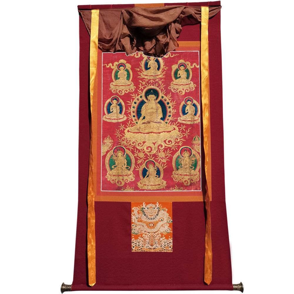 Shakyamuni - 17th Century - Tibetan thangka painting, view 7
