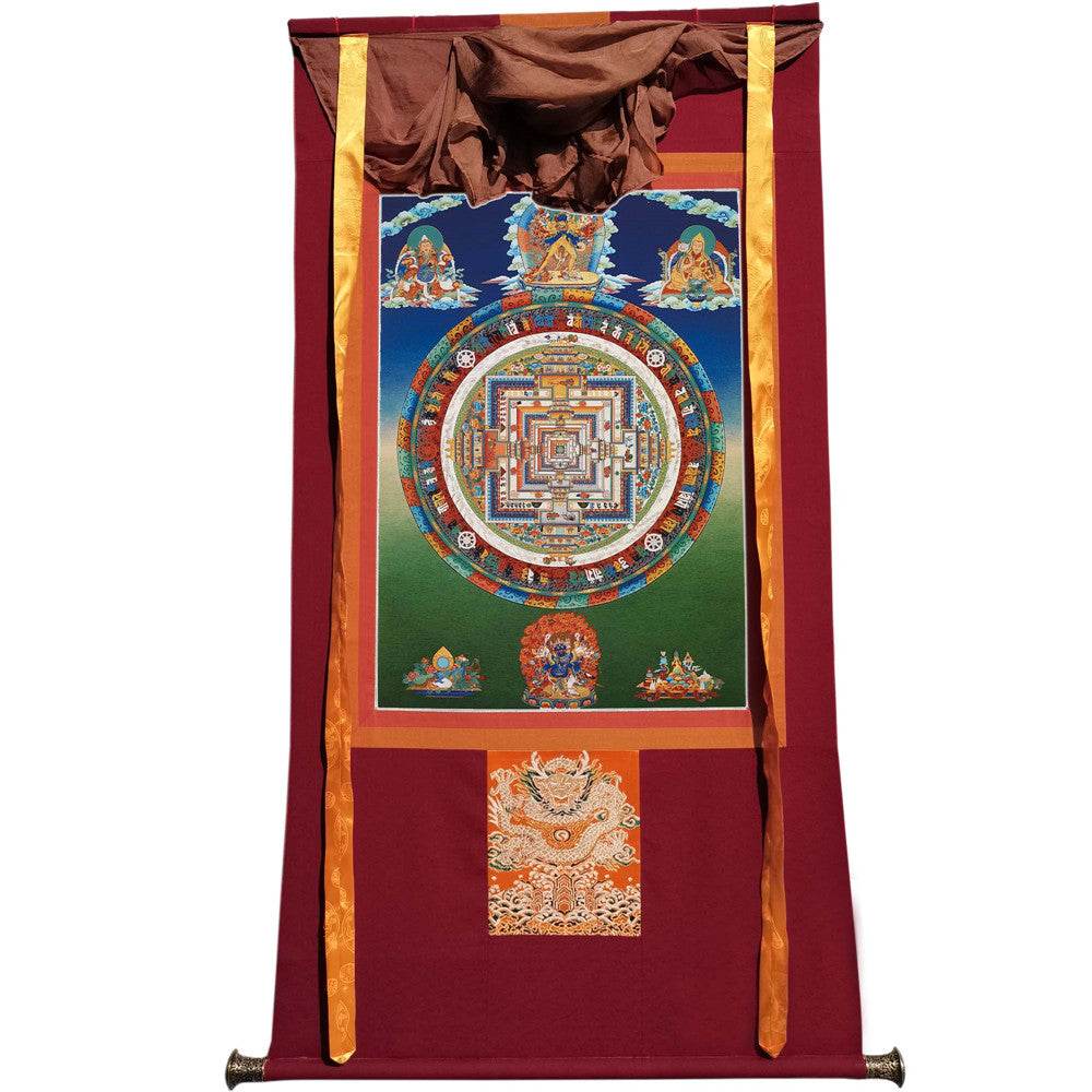 Kalacakravajra Mandala Image - Tibetan thangka painting, view 12
