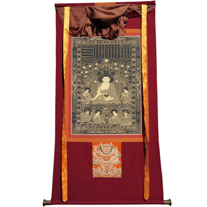 Gandhanra Giclee Printed Tibetan Thangka Art - Viśvabhu