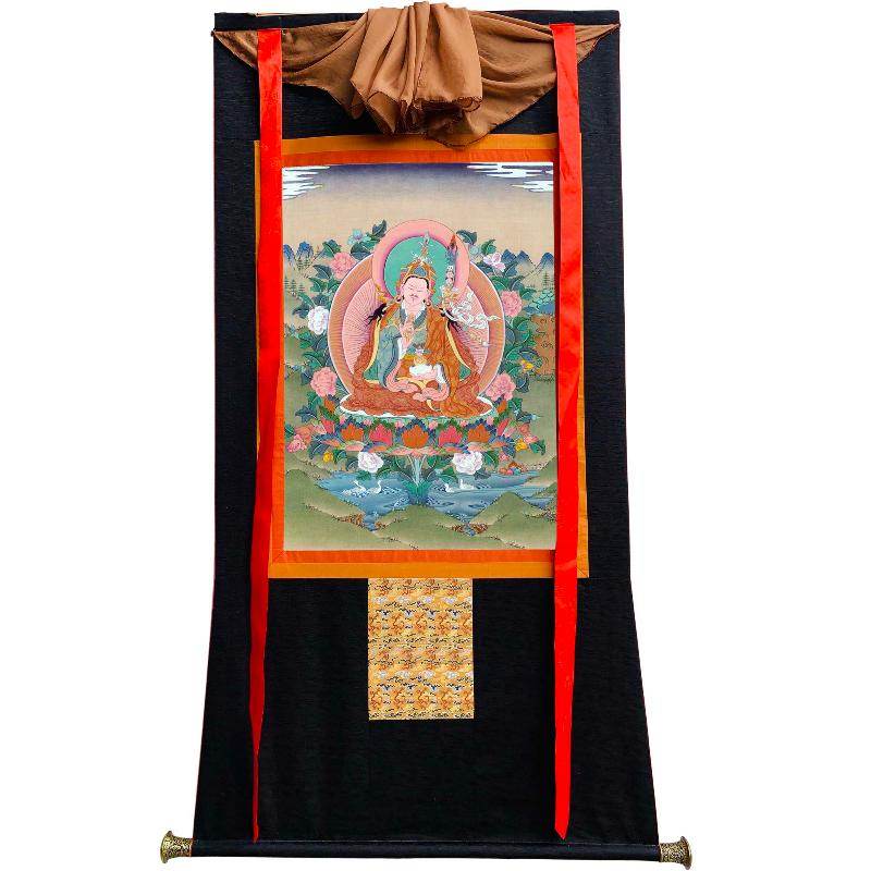 Padmasambhava - Guru Rinpoche - Tibetan thangka painting, view 8