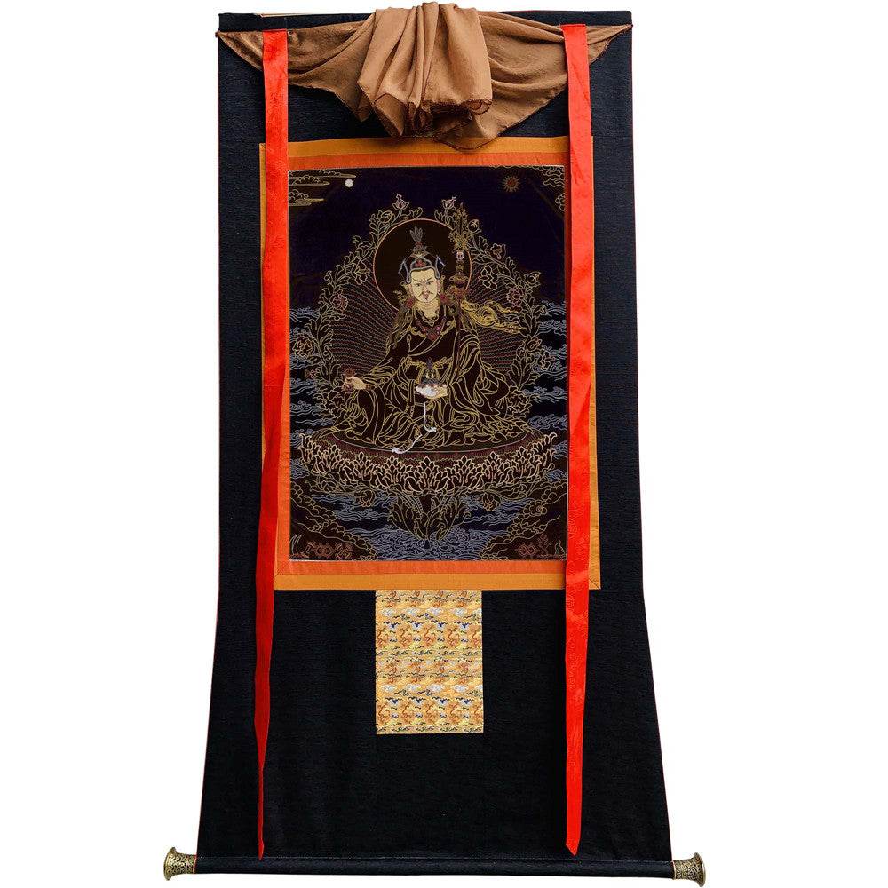 Padmasambhava - Guru Rinpoche - Tibetan thangka painting, view 20