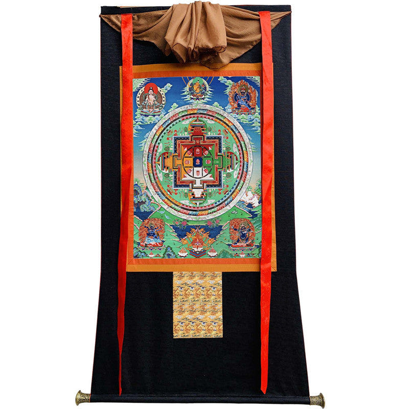 Yamantaka Mandala\ Vajrabhairava Image - Tibetan thangka painting, view 13