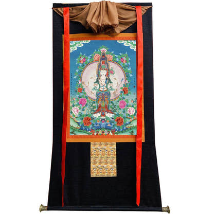 1000 Arms Avalokiteshvara Image - Tibetan thangka painting, view 13