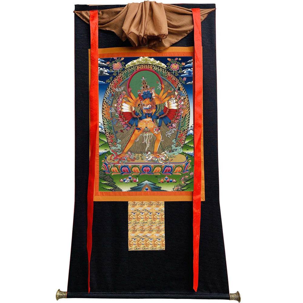 Kalacakravajra Image - Tibetan thangka painting, view 13