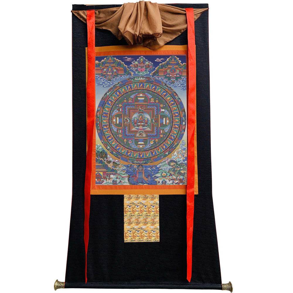 Shakyamuni Mandala Thangka - Tibetan thangka painting, view 8