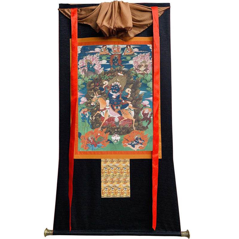 Palden Lhamo / Magzor Gyalmo / Shri Devi Image - Tibetan thangka painting, view 13