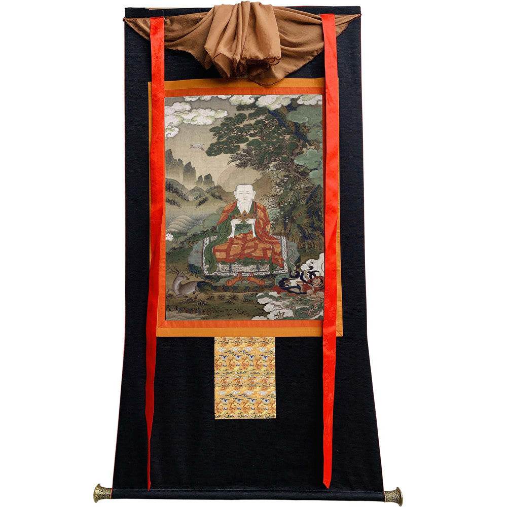 Amitabha Buddha - Tibetan thangka painting, view 8